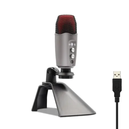 MicrófonosMicrófono de condensador profesional - con salida de auriculares - USB