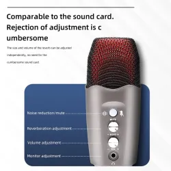 MicrófonosMicrófono de condensador profesional - con salida de auriculares - USB