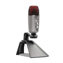 Microphone à condensateur professionnel - avec sortie casque - USB