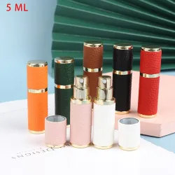 Leather perfume bottle - empty metal container - 5mlPerfumes