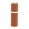 Parfümflasche aus Leder – leerer Metallbehälter – 5 ml