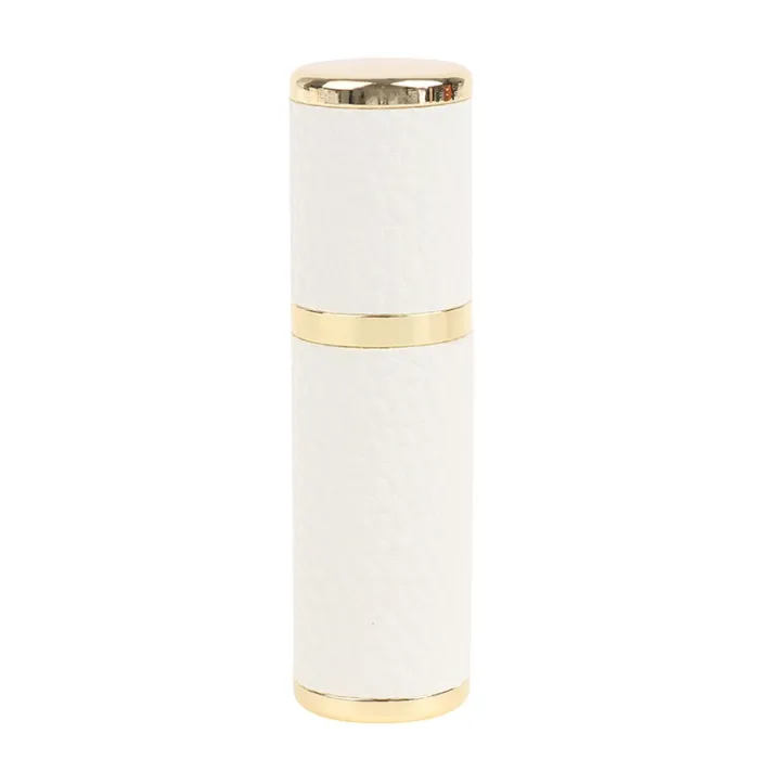 Läderparfymflaska - tom metallbehållare - 5ml