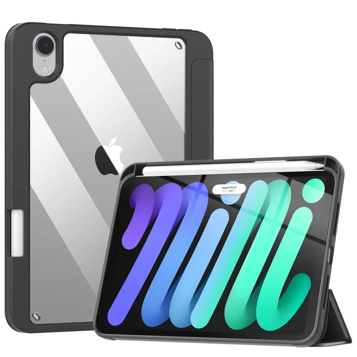 Housse de protection - fonction stand - pour iPad Mini 6 - avec porte-crayon