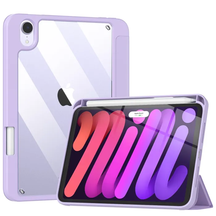 Capa protetora - função de suporte - para iPad Mini 6 - com porta-lápis