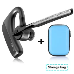 Bluetooth-øretelefoner - HD trådløst headset - med CVC8.0 dobbel mikrofon - støyreduksjon