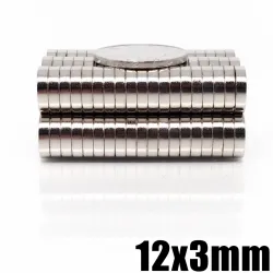 N35 - neodymium magneet - sterke ronde schijf - 12mm * 3mmN35