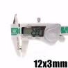 N35 - neodymmagnet - stark rund skiva - 12mm * 3mm