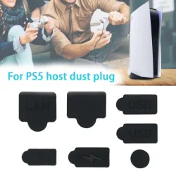 Silikonstøvplugger - for PS5-konsoll - 7 stk