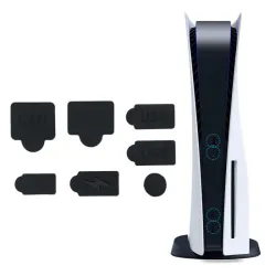 Tappi antipolvere in silicone - per console PS5 - 7 pezzi