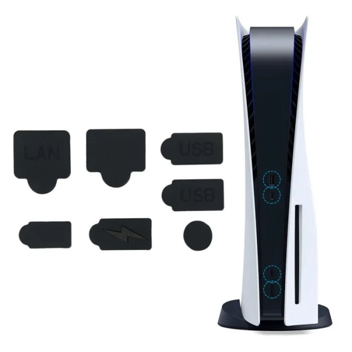 Silikone støvpropper - til PS5 konsol - 7 stk