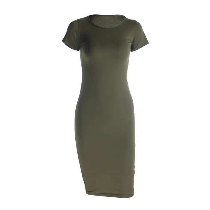 VestidosVestido midi de punto clásico