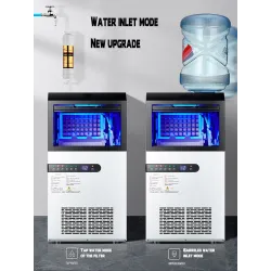 Máquina de fazer gelo automática comercial - dupla finalidade - 70 kg / 24 h