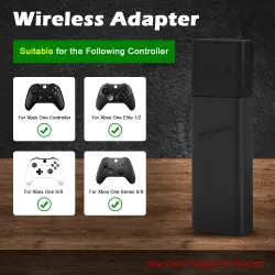 Langattoman ohjaimen sovitin - vastaanotin - USB - Xbox One -ohjaimelle