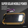 Batterie externe solaire - chargeur de batterie - double USB - étanche - 20000mAh