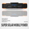 Solar powerbank - batterijlader - dubbele USB - waterdicht - 20000mAhPowerbanks