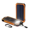 Solenergibank - batterilader - dobbel USB - vanntett - 20000mAh