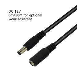 Strömförlängningskabel för likström - HD - 5,5 mm * 2,1 mm - för säkerhetskamera