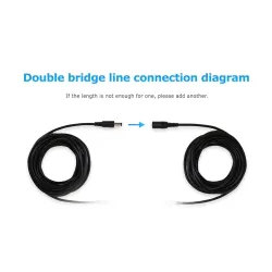Câble d'extension d'alimentation DC - HD - 5,5 mm * 2,1 mm - pour caméra de sécurité