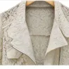 ChaquetasChaqueta corta de encaje de moda - con cremallera