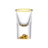 Glasbrilleshots - med gyldent design - blyfri - 10ml