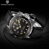 PAGANI DESIGN - mode automatisk ur - nylonrem - sort