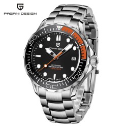 PAGANI DESIGN - fashion automatic watch - stainless steel - orangeWatches