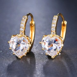 Luxuriöse Ohrringe mit Kristallen