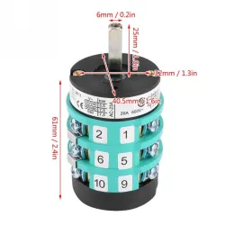 220V - 380V - interrupteur changeur de pneu de voiture avec vis