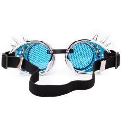 Steampunk / vintage runde briller - aftagelige linser / metalnet