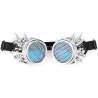 Gafas de solGafas redondas steampunk / vintage - lentes removibles / malla metálica