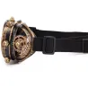 Steampunk / vintage runda glasögon - avtagbara linser / metallnät
