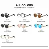 Gafas de solGafas de sol redondas estilo steampunk - montura de metal - UV400