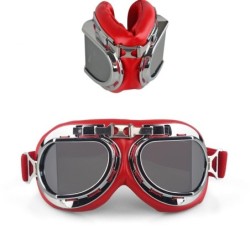 Óculos de motocicleta vintage - óculos de proteção - dobráveis