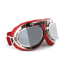 Okulary motocyklowe vintage - gogle - składaneOkulary Przeciwsłoneczne