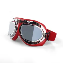 Okulary motocyklowe vintage - gogle - składaneOkulary Przeciwsłoneczne