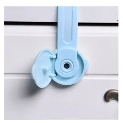 Serrure tiroir sécurité bébé - boucle plastique anti-pincement - protection doigts - 5 pièces