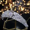 Zirkon pannebånd - krone tiara