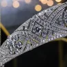 Zirkon pannebånd - krone tiara