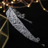 Zircon headband - crown tiaraHair clips