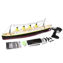 NQD 757 1/325 2.4G 80cm - Titanic RC -vene - sähkölaiva valolla - RTR-lelu