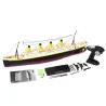 NQD 757 1/325 2.4G 80cm - Titanic RC -vene - sähkölaiva valolla - RTR-lelu