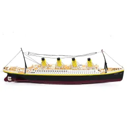 NQD 757 1/325 2.4G 80cm - Titanic RC -vene - sähkölaiva valolla - RTR-lelu
