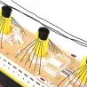 NQD 757 1/325 2,4G 80cm - Titanic RC båt - elektrisk skip med lys - RTR leketøy