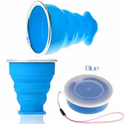 Sammenleggbart silikonkrus - BPA-fritt - 200ml