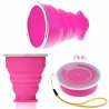 Caneca de silicone dobrável - BPA free - 200ml