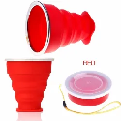 Sammenleggbart silikonkrus - BPA-fritt - 200ml