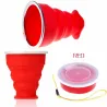 Caneca de silicone dobrável - BPA free - 200ml