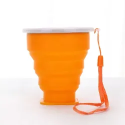 Vikbar silikonmugg - BPA fri - 200ml