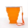 Vikbar silikonmugg - BPA fri - 200ml