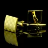 Gemelli quadrati in oro - scacchiera laser